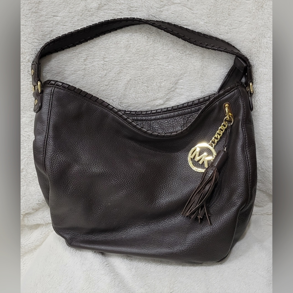 MK Hobo Chocolate Brown Shoulder Purse
